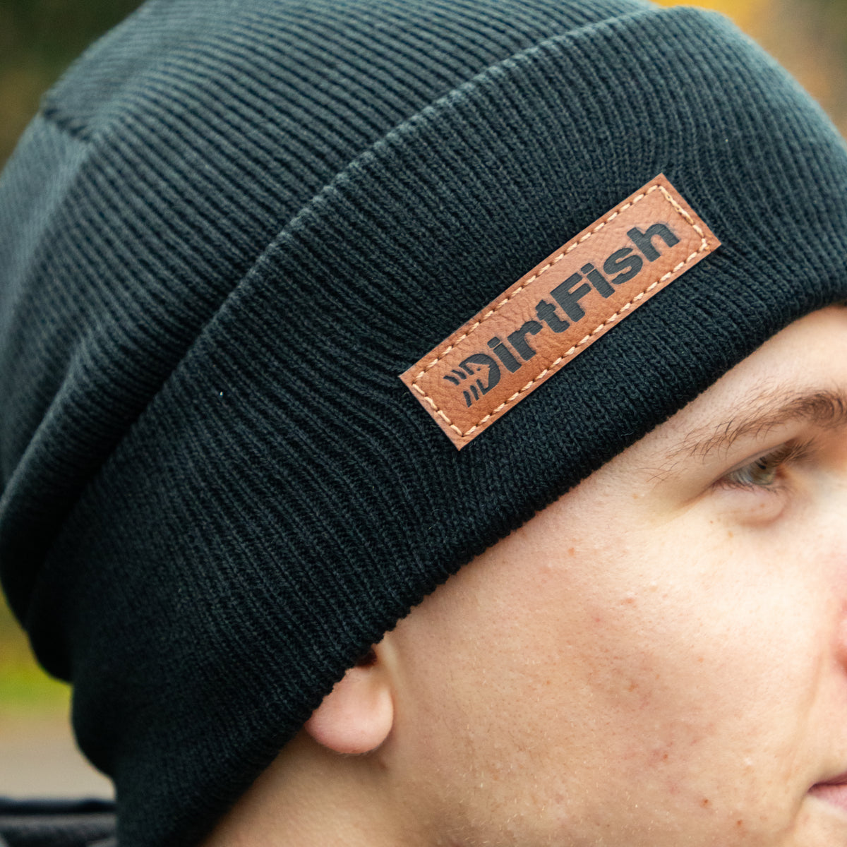 DirtFish Logo Patch Beanie