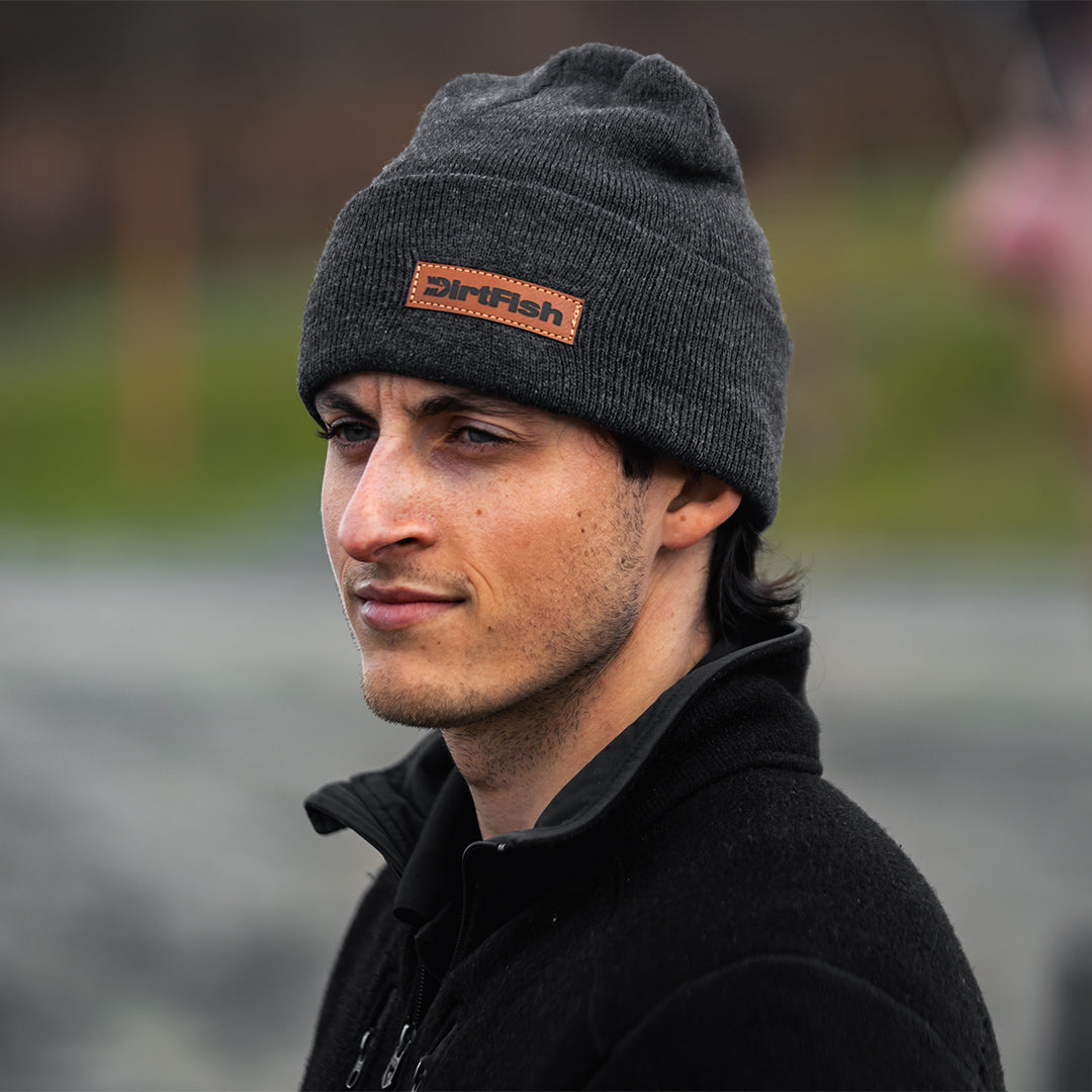 DirtFish Logo Patch Beanie