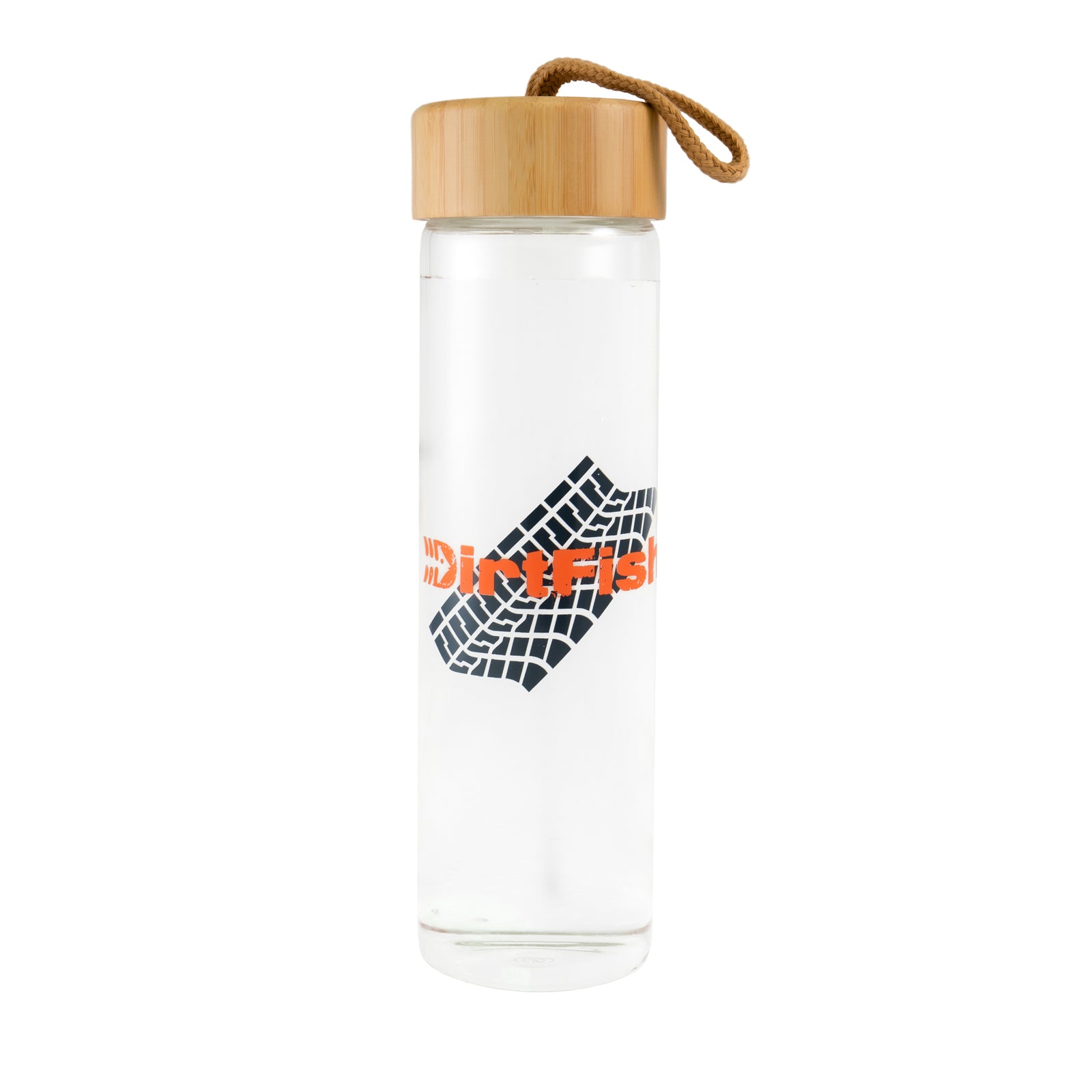 Rally Tread Glass Water Bottle