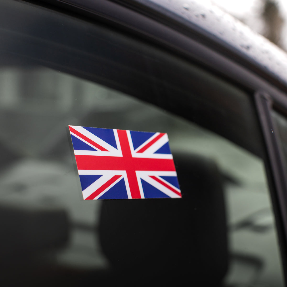 Drivers Name Only with Flag Decals
